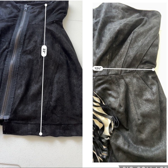 Grai Cocktail Dress Size Medium  Back Zipper Cuir  Cocktail Dress - Picture 5 of 13